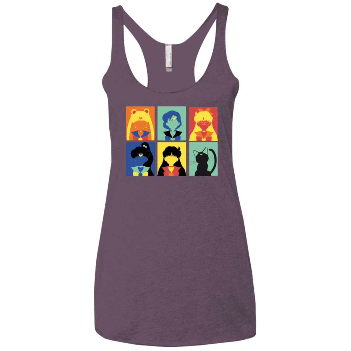 Sailor pop Women's Triblend Racerback Tank