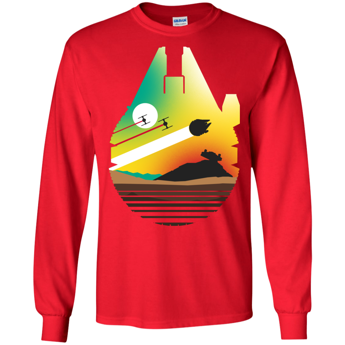 Escape from Desert Planet Men's Long Sleeve T-Shirt