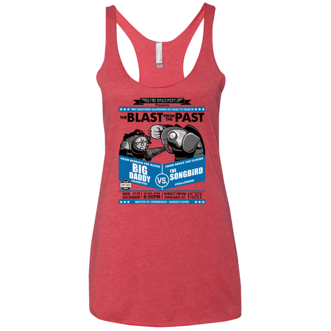 THE BLAST FROM THE PAST Women's Triblend Racerback Tank