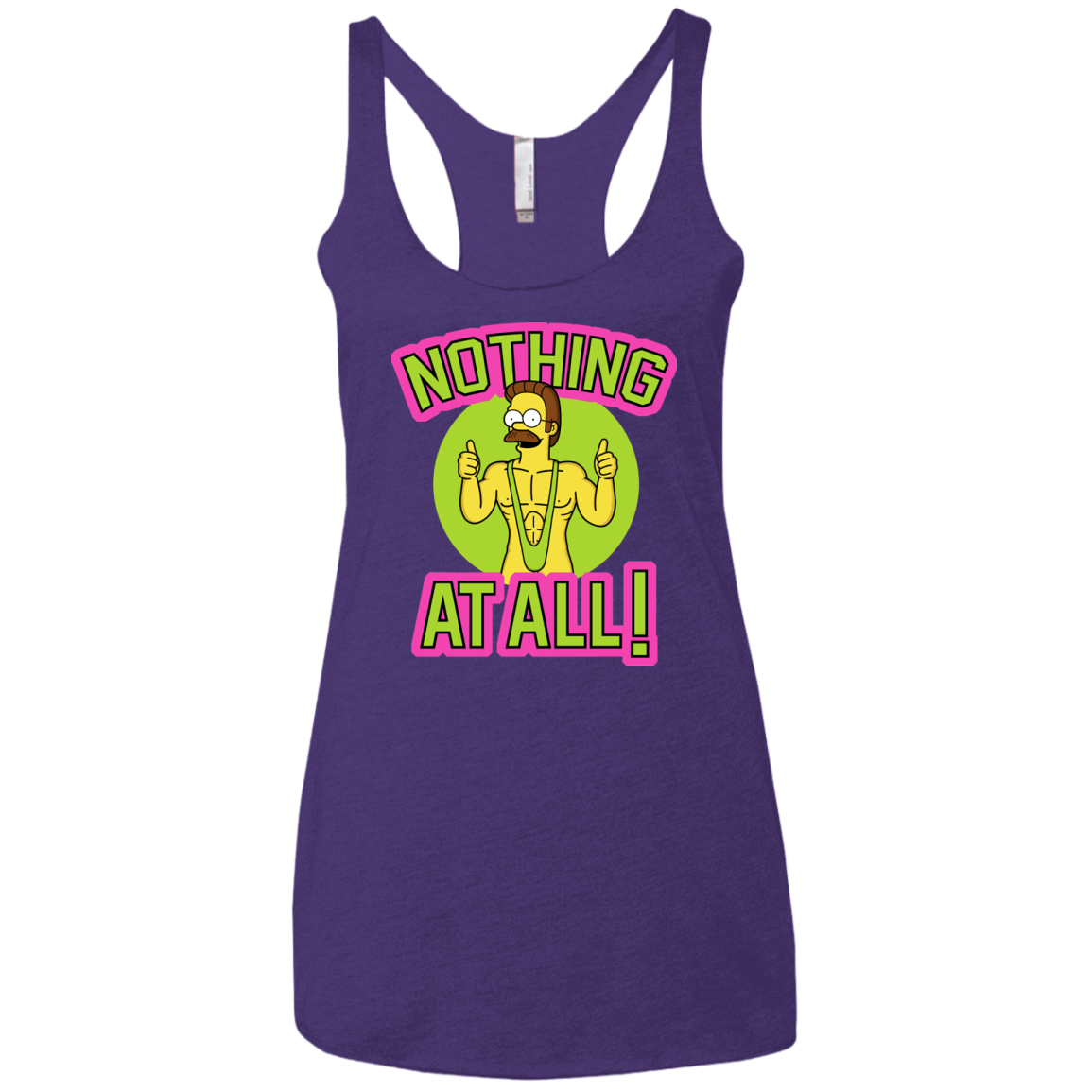 Nothing At All Women's Triblend Racerback Tank