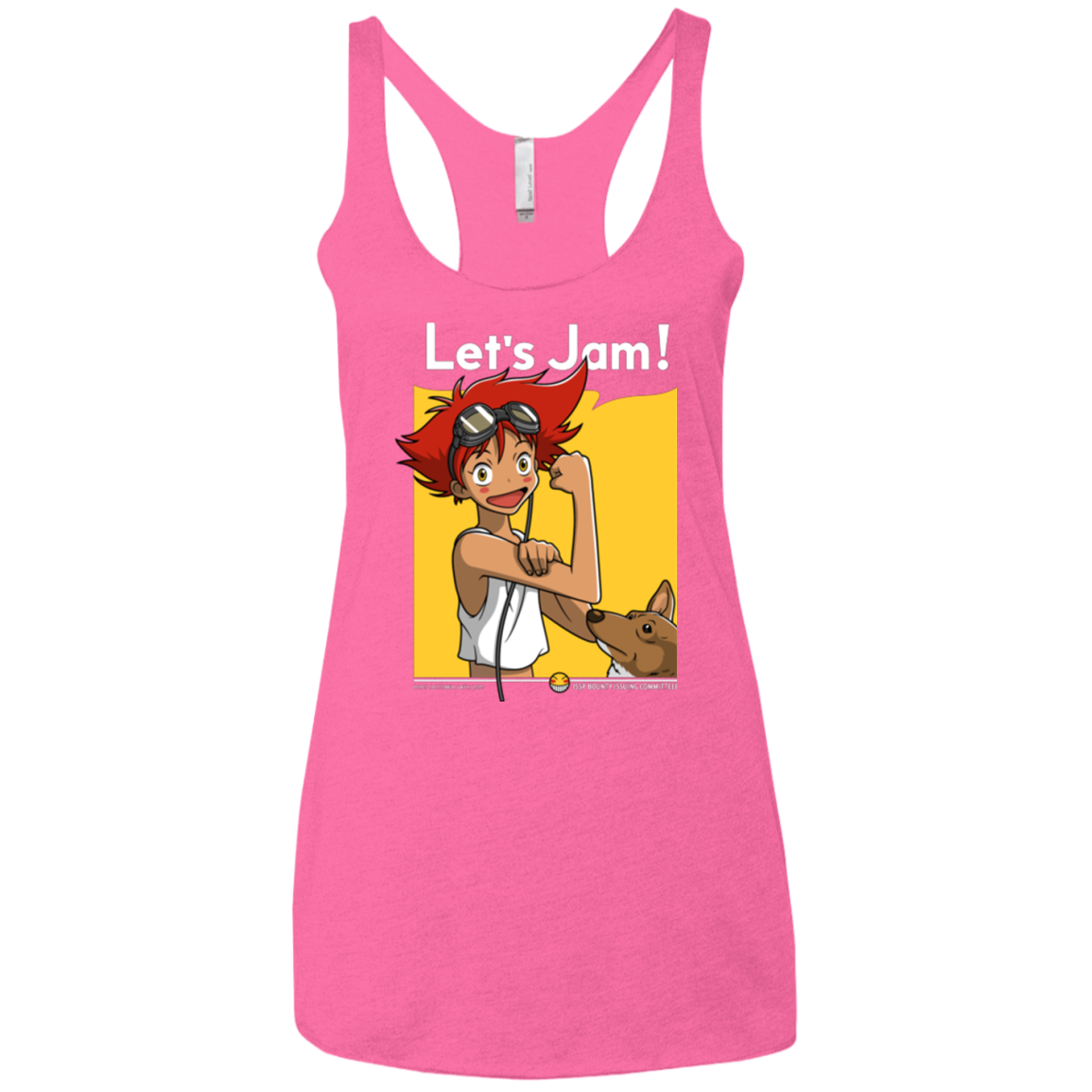 JAMMING WITH EDWARD Women's Triblend Racerback Tank