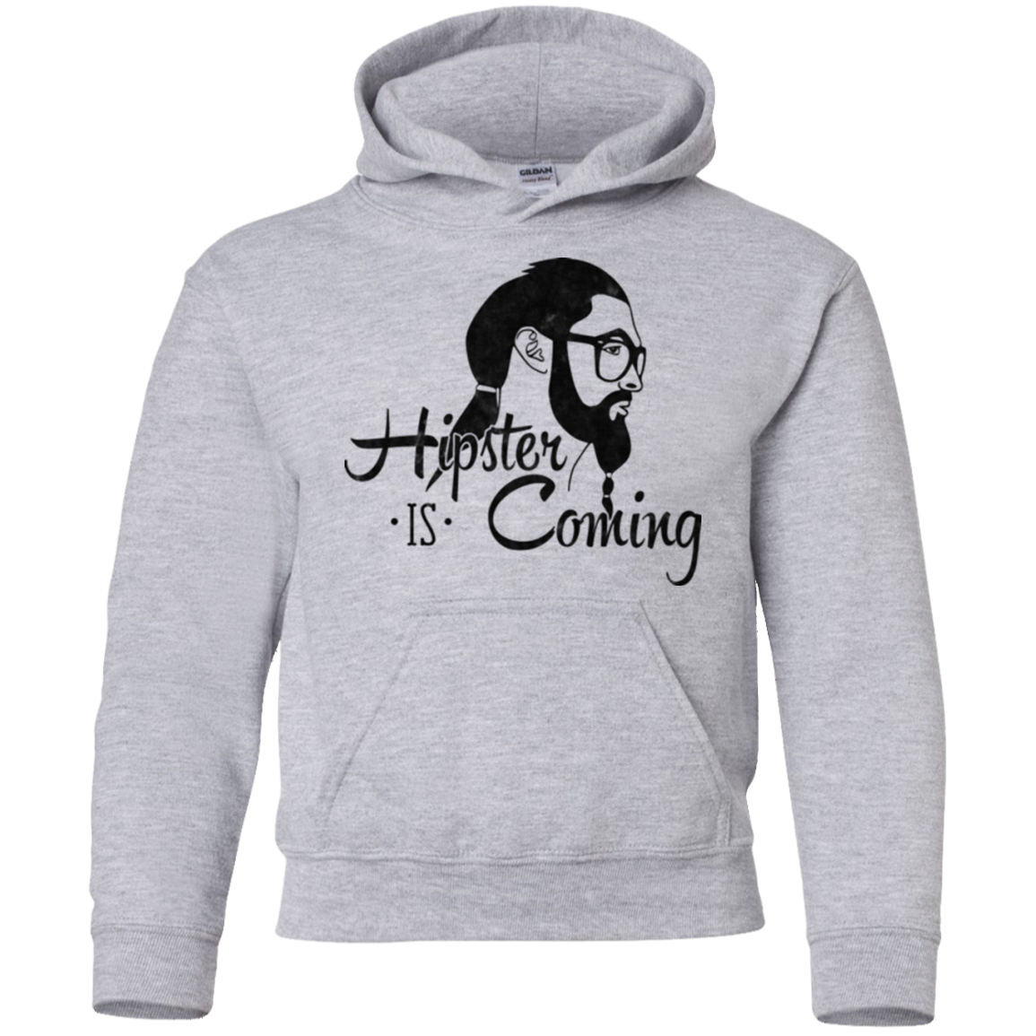 Hipster is Coming Youth Hoodie