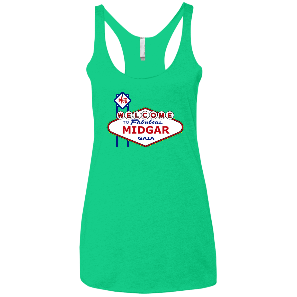 Viva Midgar Women's Triblend Racerback Tank