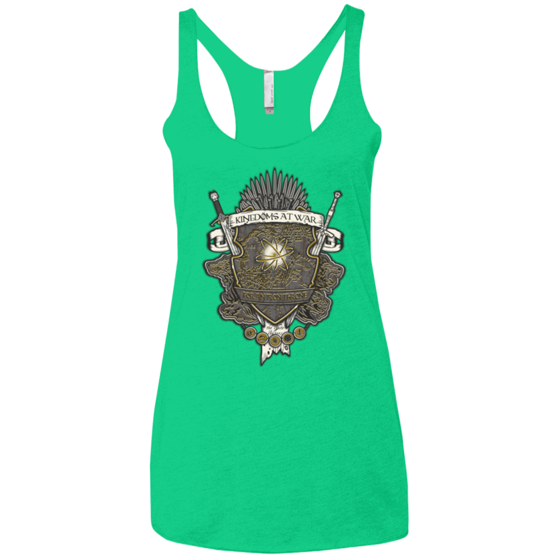 Crest of Thrones Women's Triblend Racerback Tank