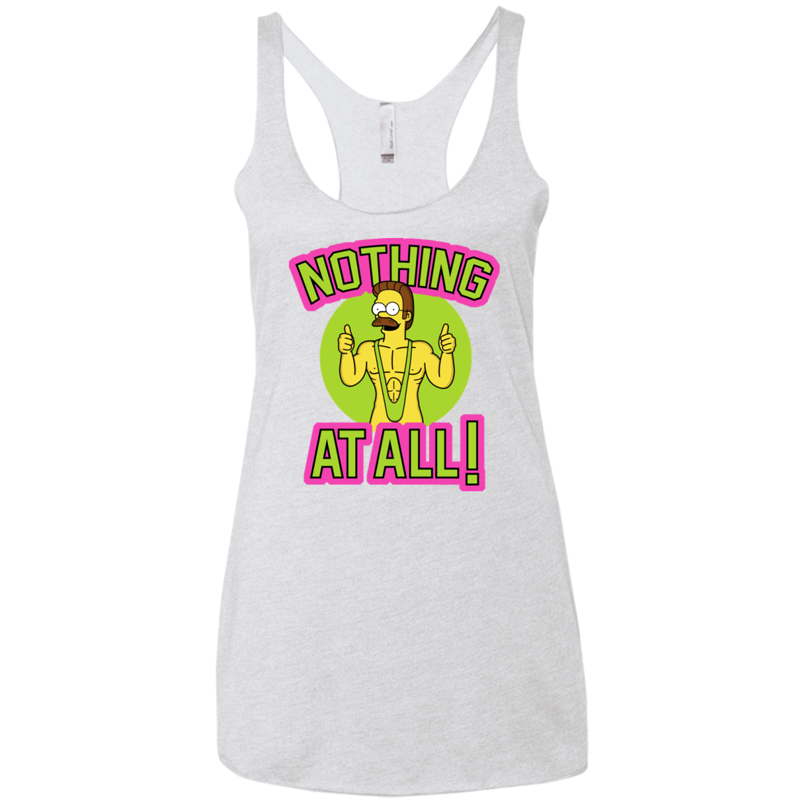 Nothing At All Women's Triblend Racerback Tank