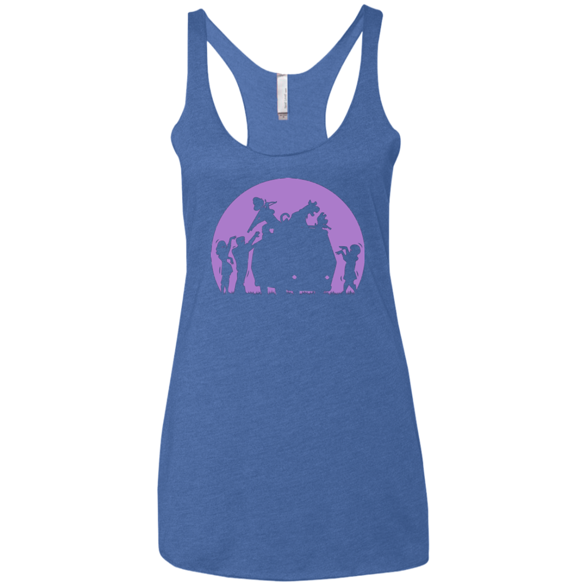 Zoinks They're Zombies Women's Triblend Racerback Tank
