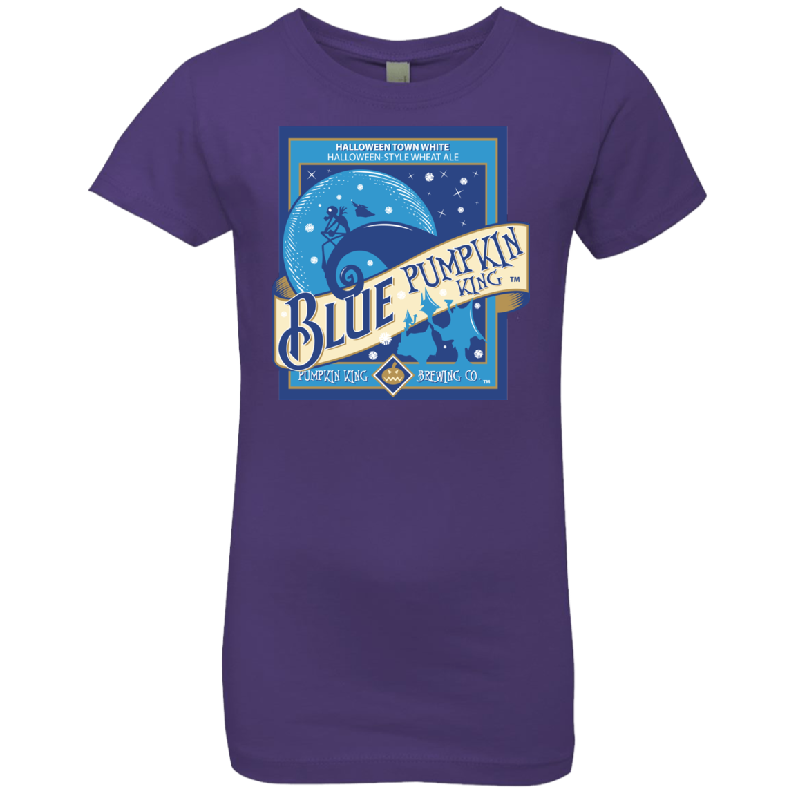 Blue Pumpkin King Girls Premium T-Shirt