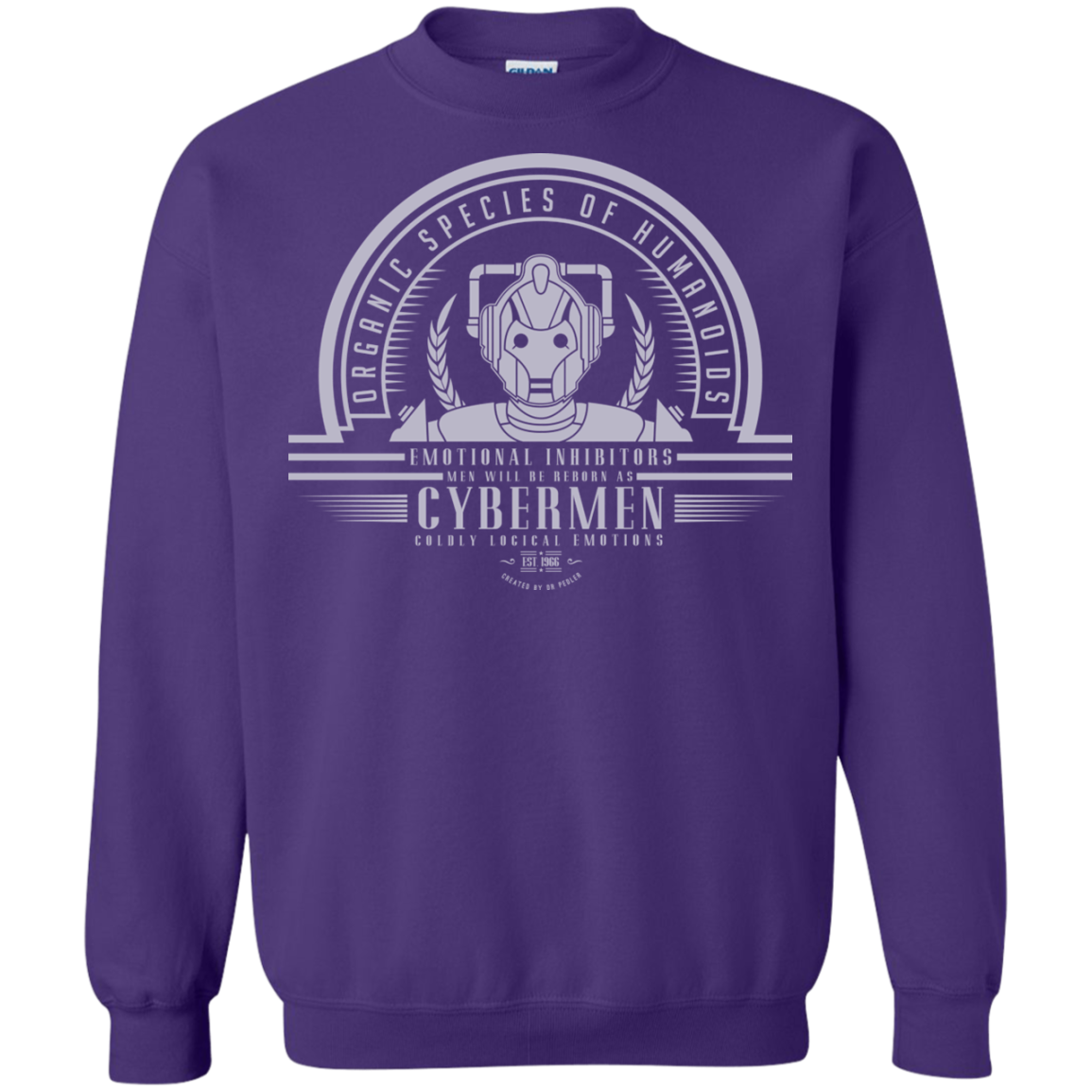 Who Villains Cybermen Crewneck Sweatshirt