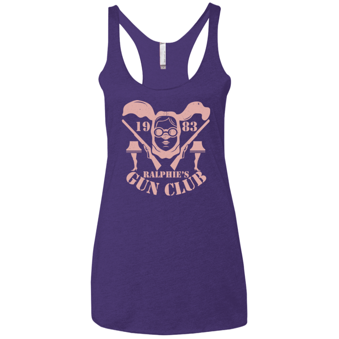 Ralphies Gun Club Women's Triblend Racerback Tank
