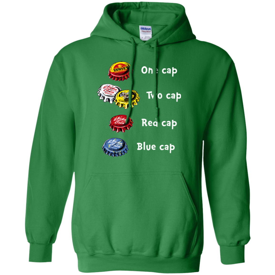 Bottle Caps Fever Pullover Hoodie