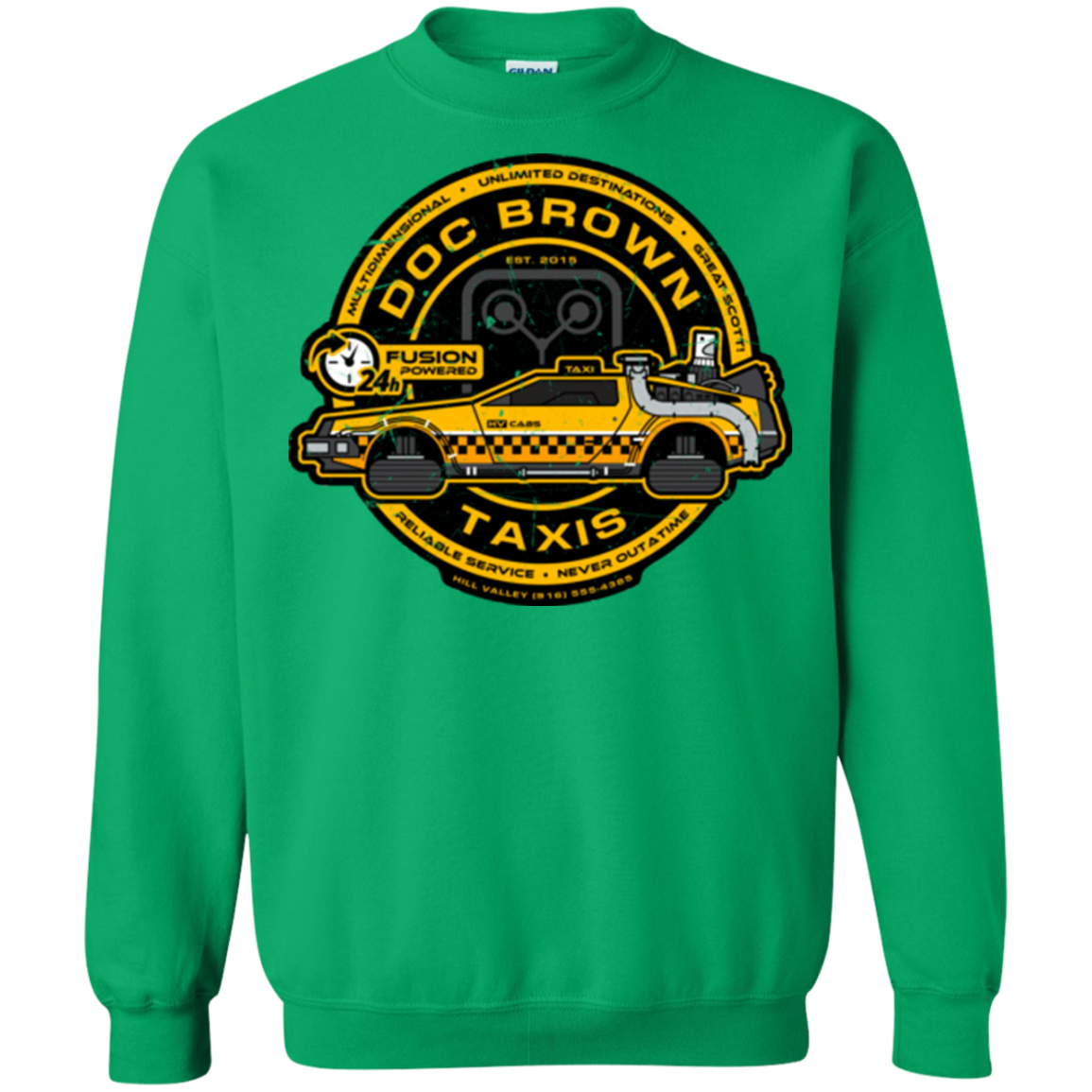 Doc Brown Taxis Crewneck Sweatshirt
