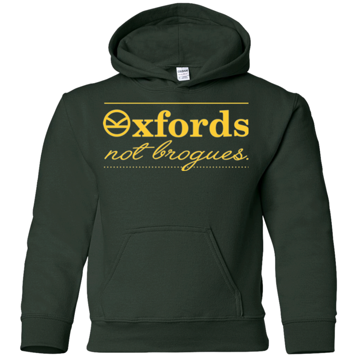 Oxfords Not Brogues Youth Hoodie