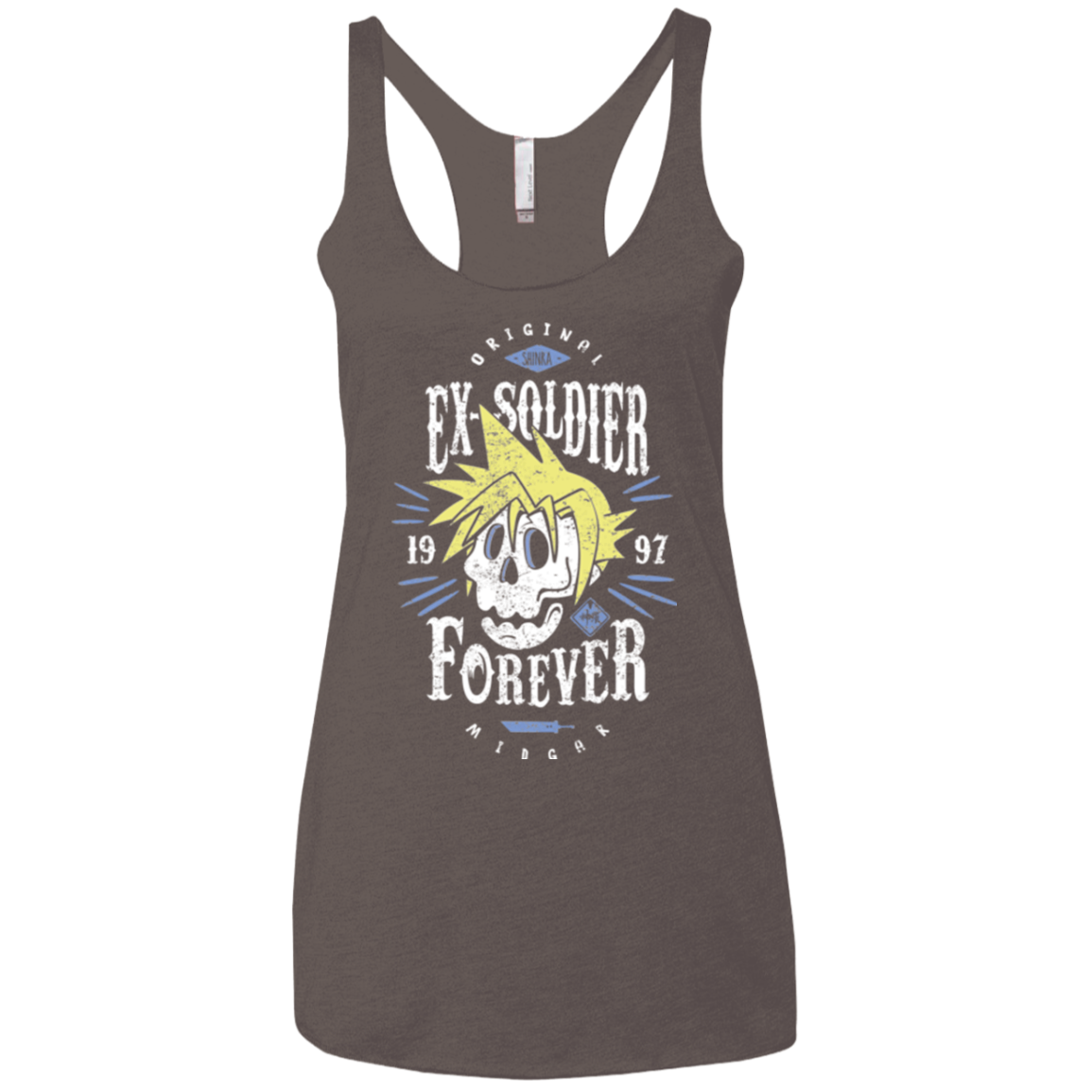 Ex-Soldier Forever Women's Triblend Racerback Tank