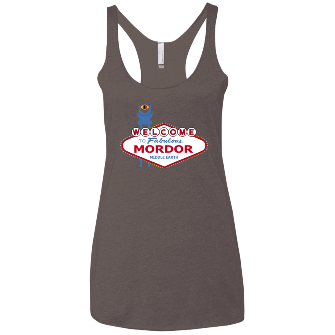 Viva Mordor Women's Triblend Racerback Tank