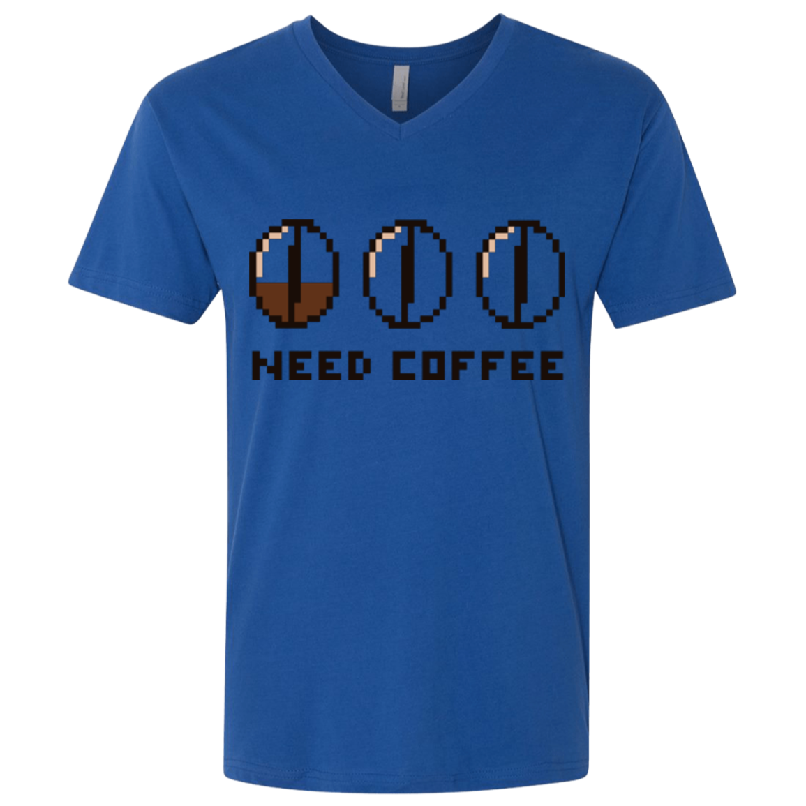Need Coffee Men's Premium V-Neck