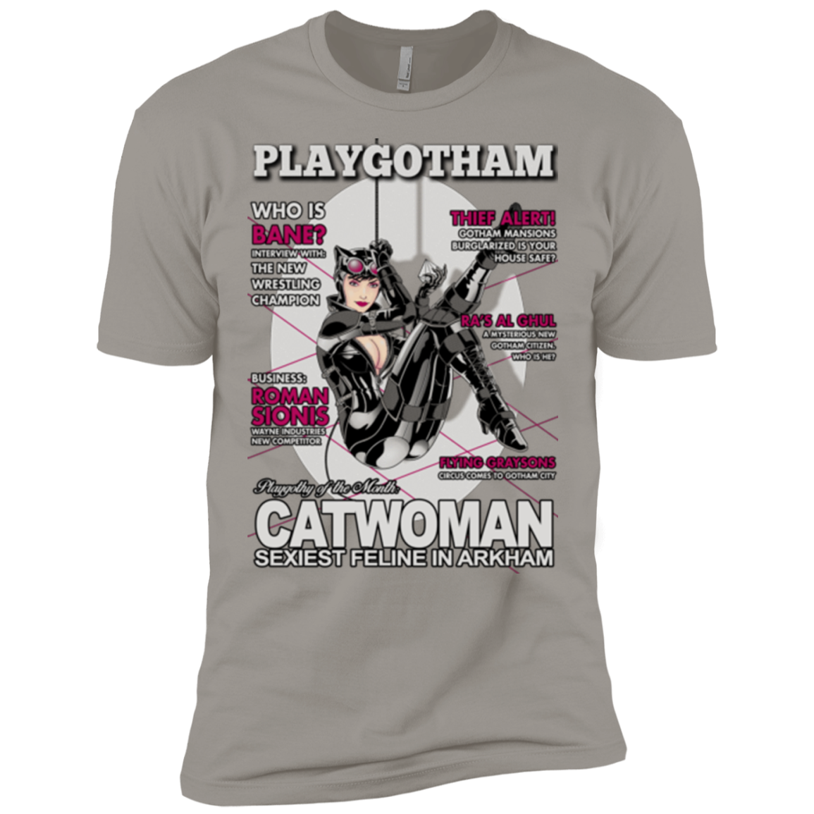Catwoman PlayGotham Men's Premium T-Shirt