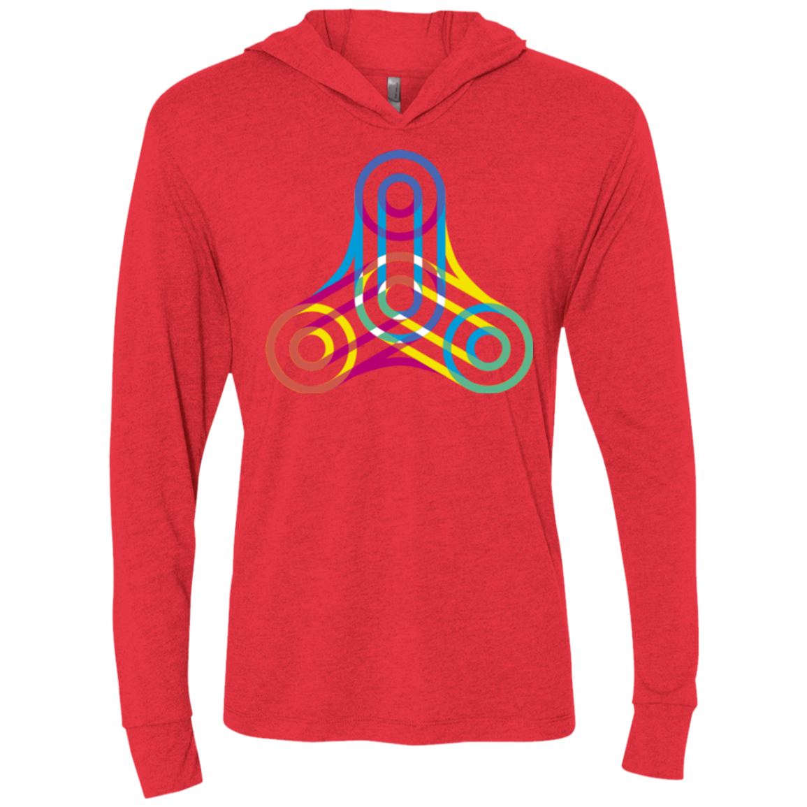 Never Win Triblend Long Sleeve Hoodie Tee