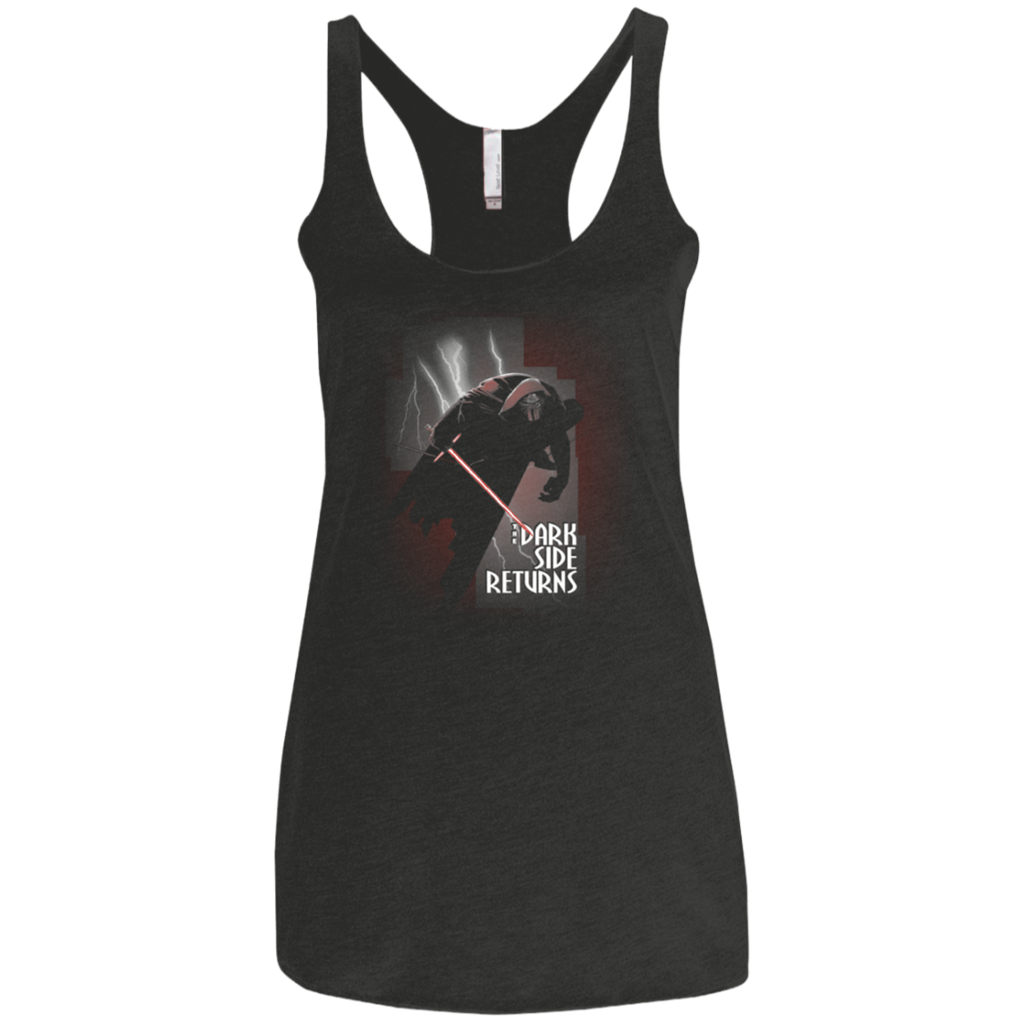 The Dark Side Returns Women's Triblend Racerback Tank