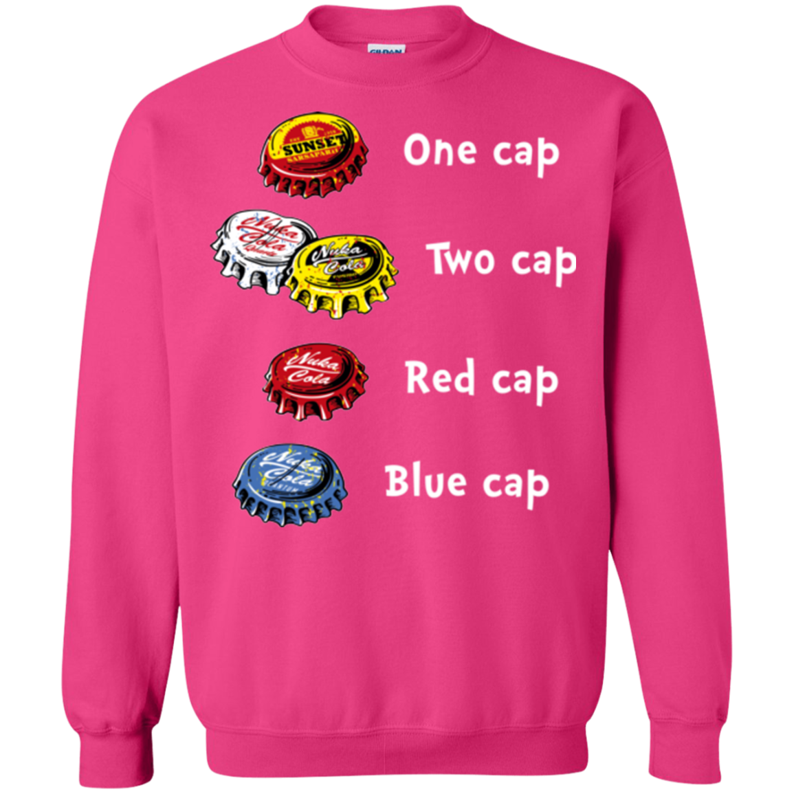 Bottle Caps Fever Crewneck Sweatshirt