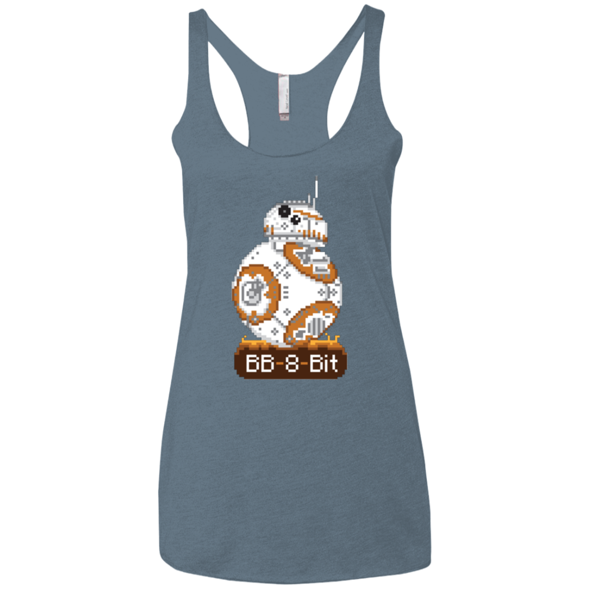 BB8Bit Women's Triblend Racerback Tank