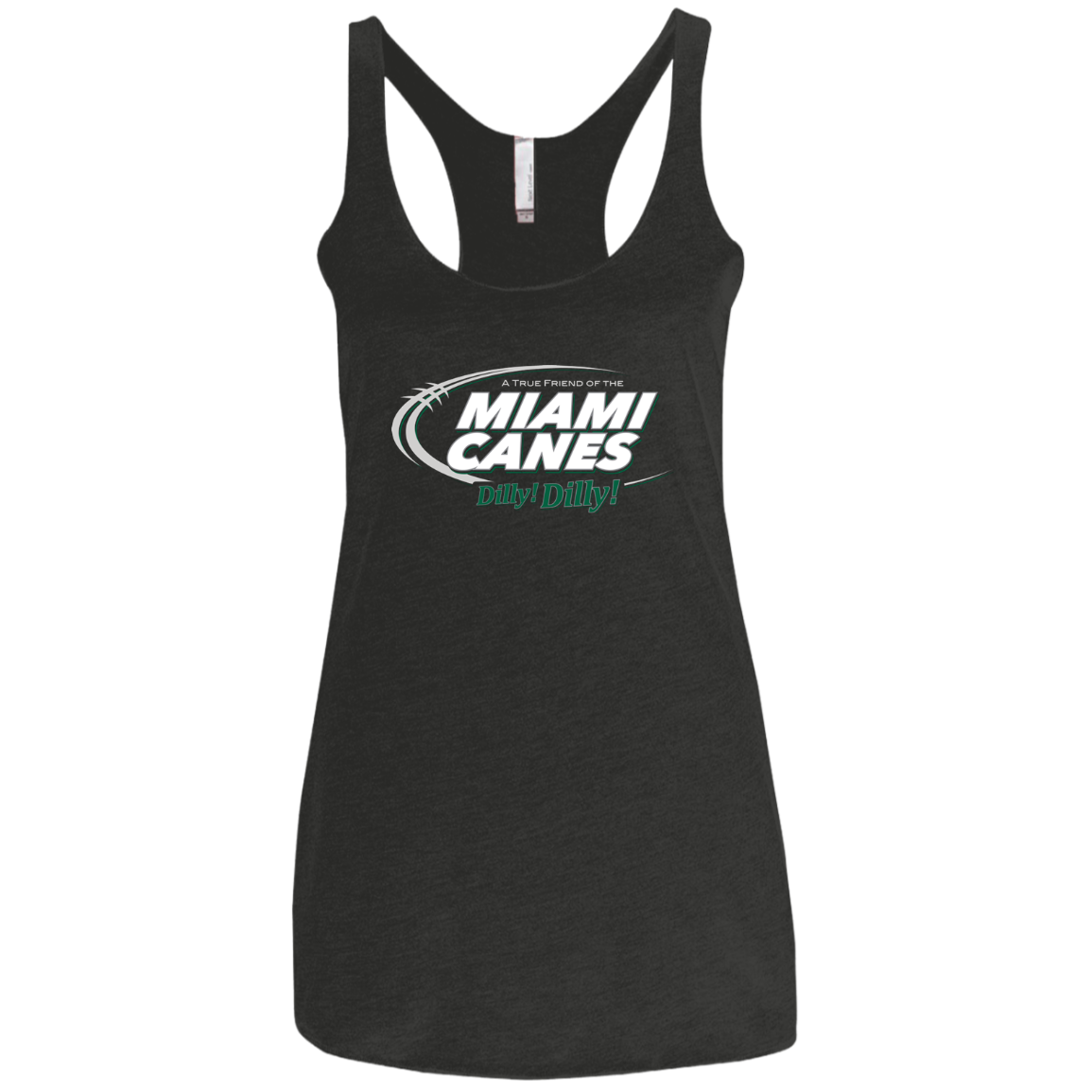 Miami Dilly Dilly Women's Triblend Racerback Tank