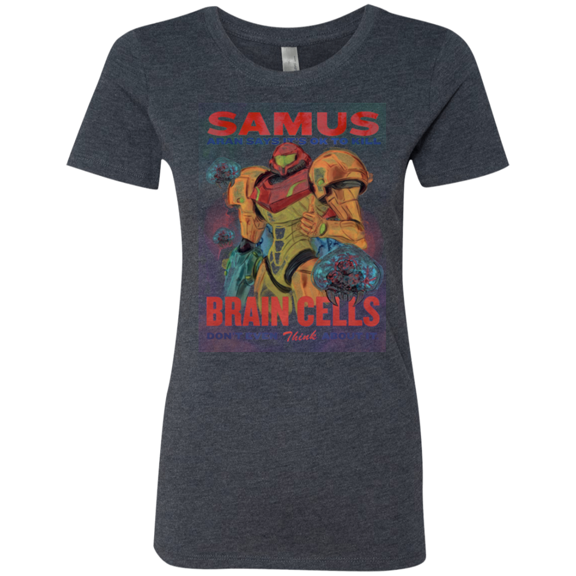 Samus Aran Propaganda Women's Triblend T-Shirt
