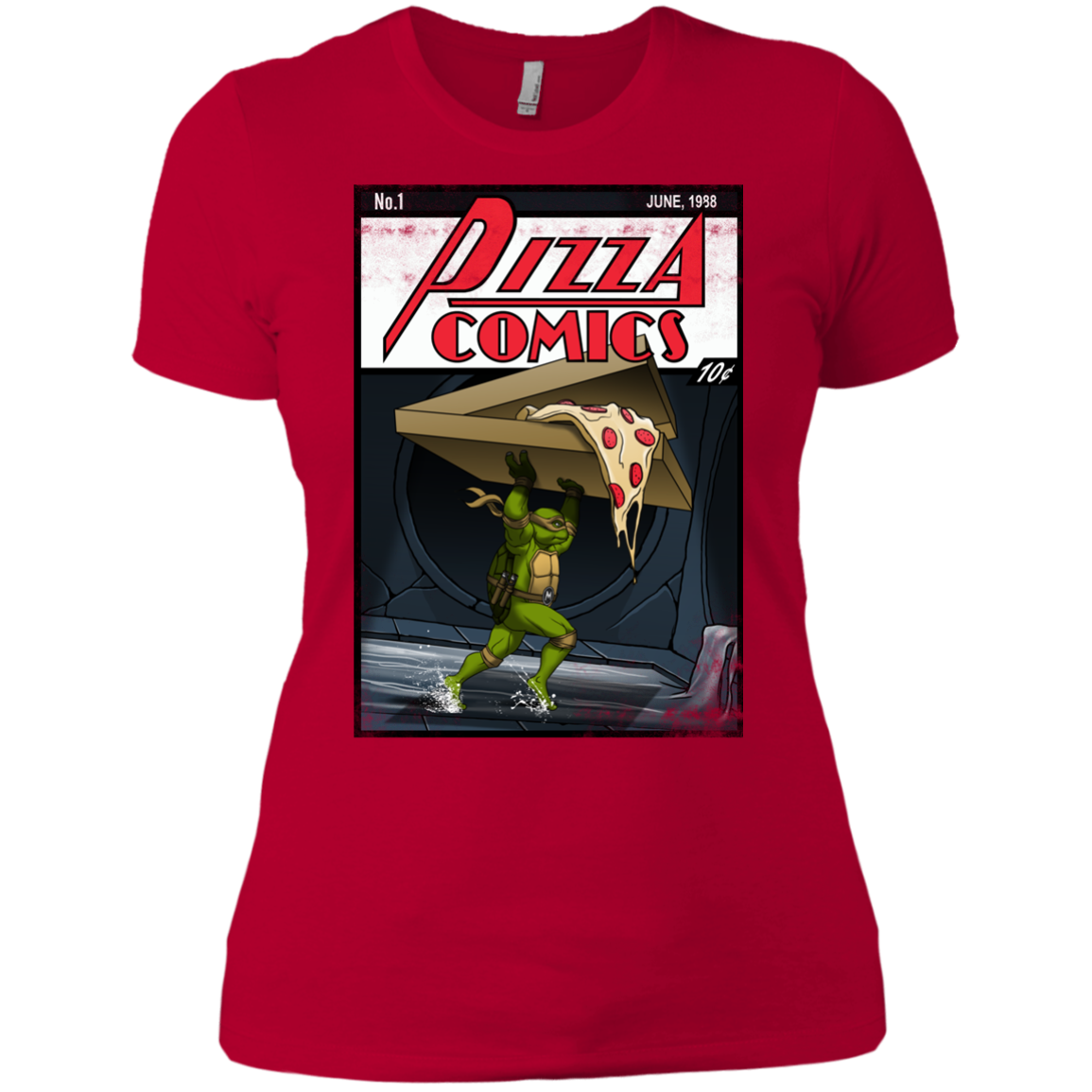 Pizza Comics Women's Premium T-Shirt