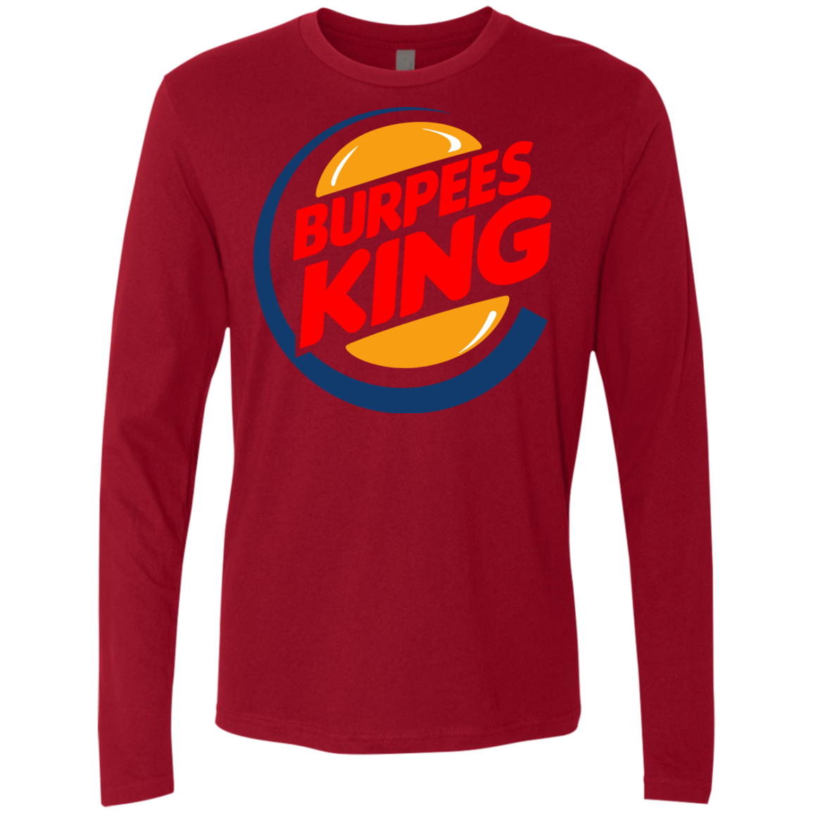 Burpees King Men's Premium Long Sleeve