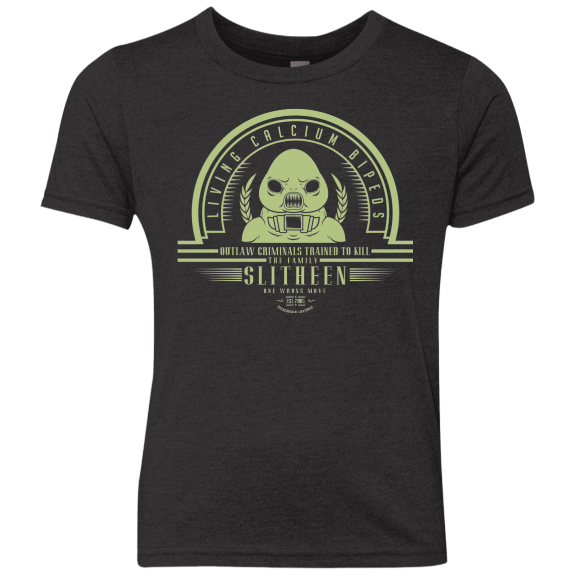 Who Villains Slitheen Youth Triblend T-Shirt