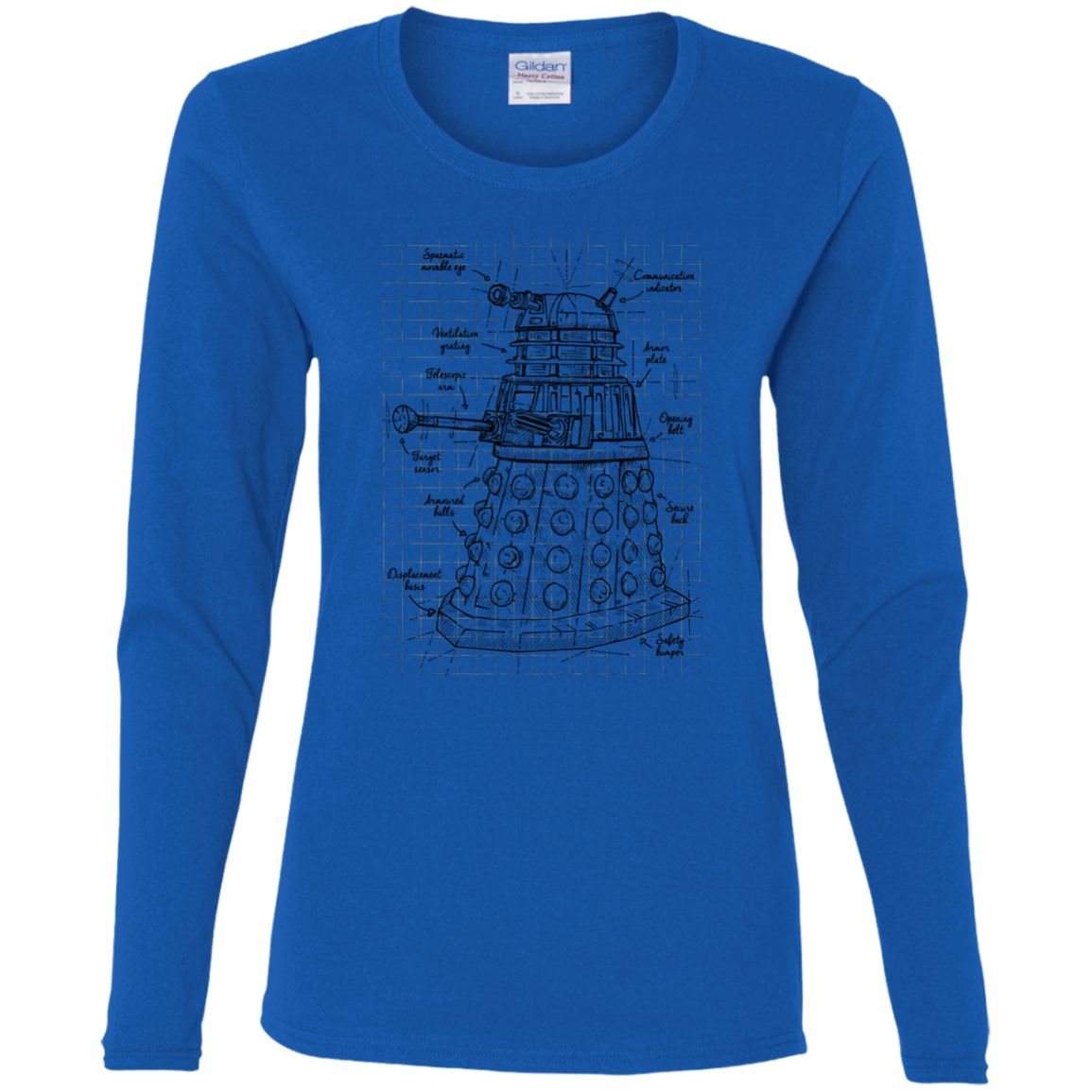 Dalek Plan Women's Long Sleeve T-Shirt