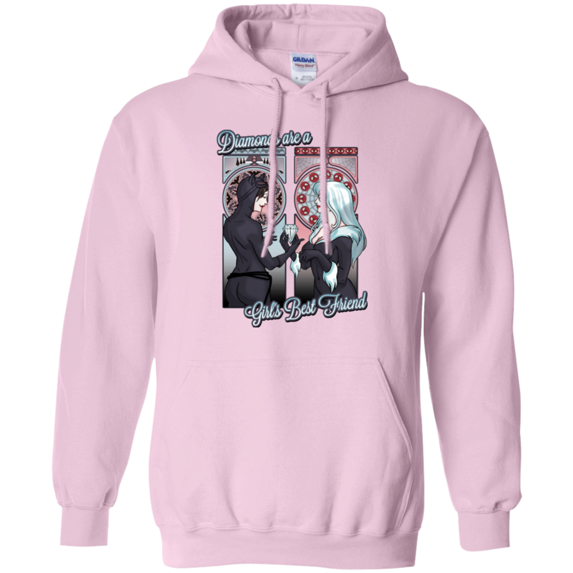 Diamonds are a Girl's Best Friend Pullover Hoodie