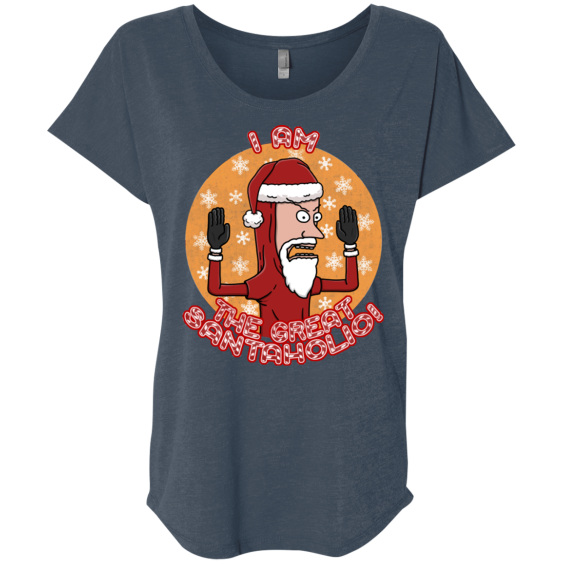 The Great Santaholio Triblend Dolman Sleeve