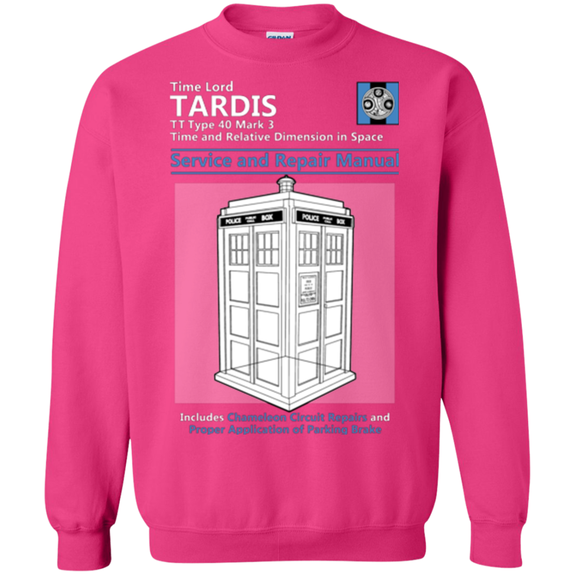 TARDIS SERVICE AND REPAIR MANUAL Crewneck Sweatshirt
