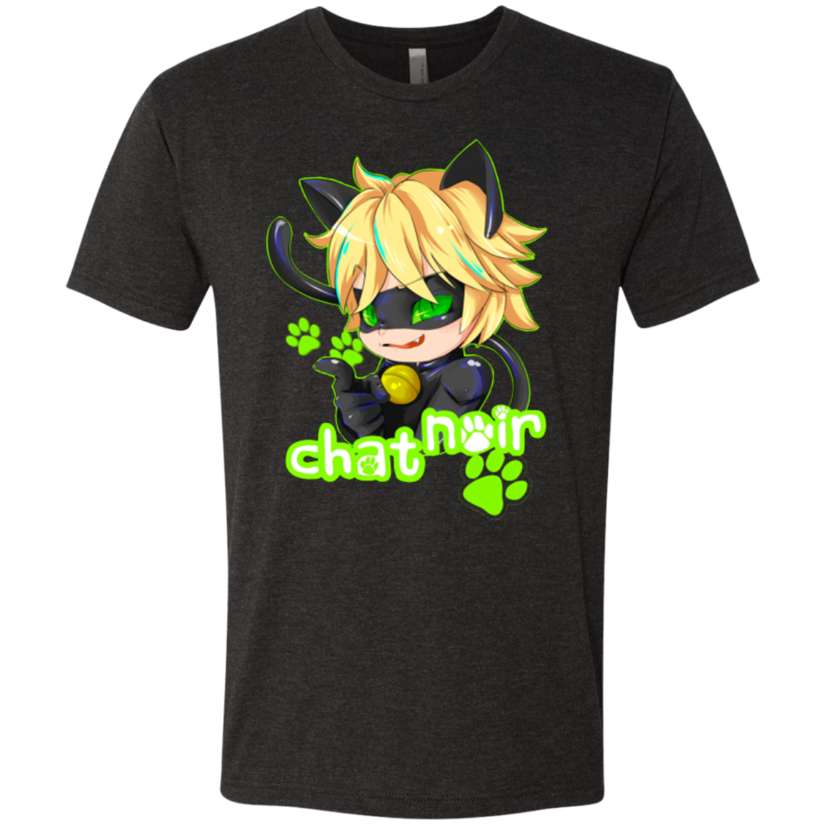 Chat Noir Men's Triblend T-Shirt