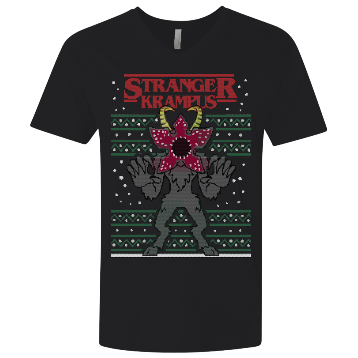 Stranger Krampus Men's Premium V-Neck