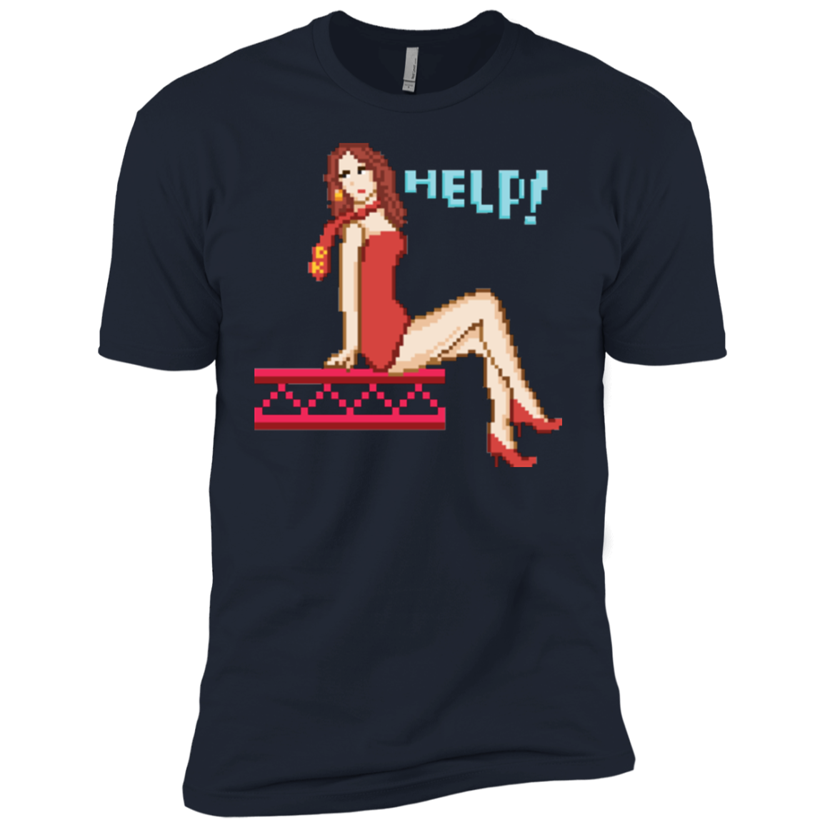 Pixel Pinup Pauline Boys Premium T-Shirt