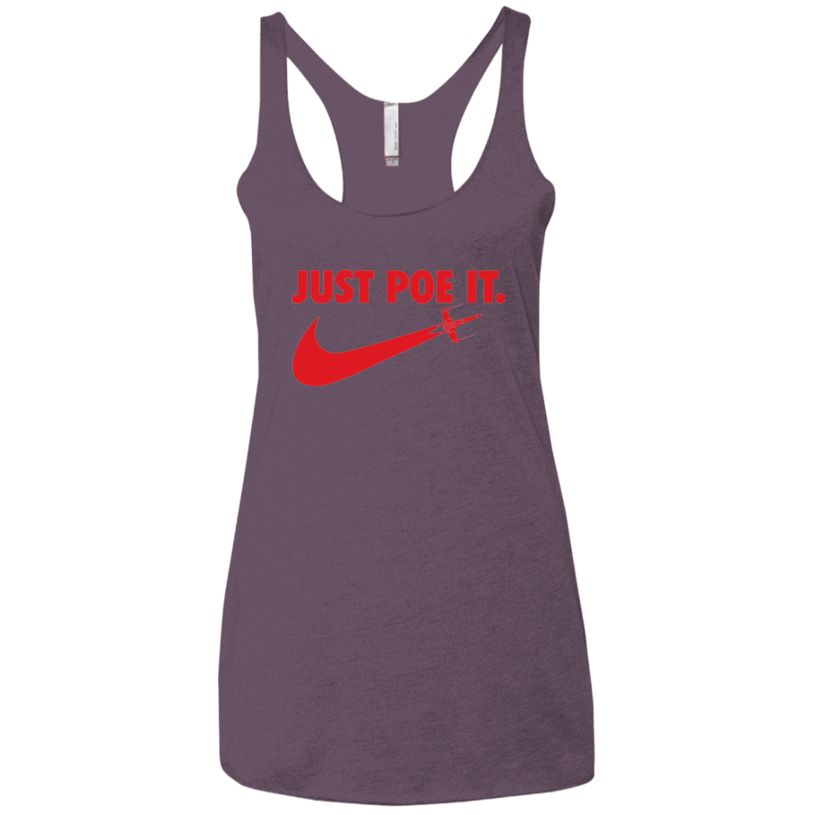 Just Poe It Women's Triblend Racerback Tank