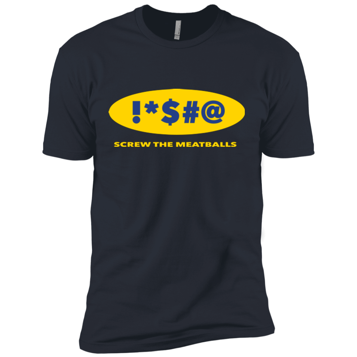 Swearing Screw The Meatballs Men's Premium T-Shirt