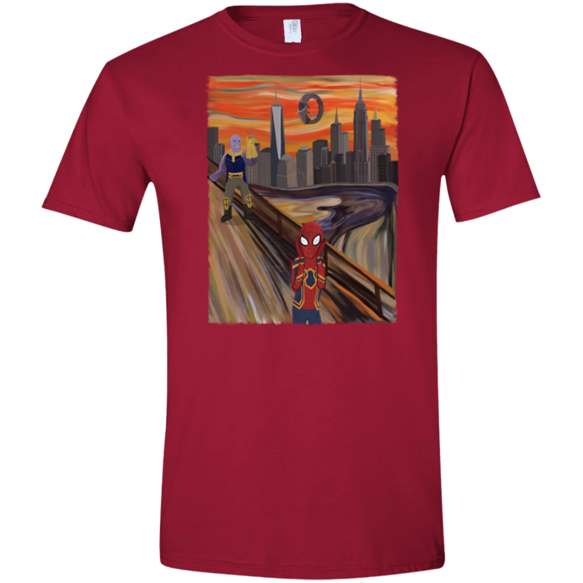 Spider Scream Men's Semi-Fitted Softstyle