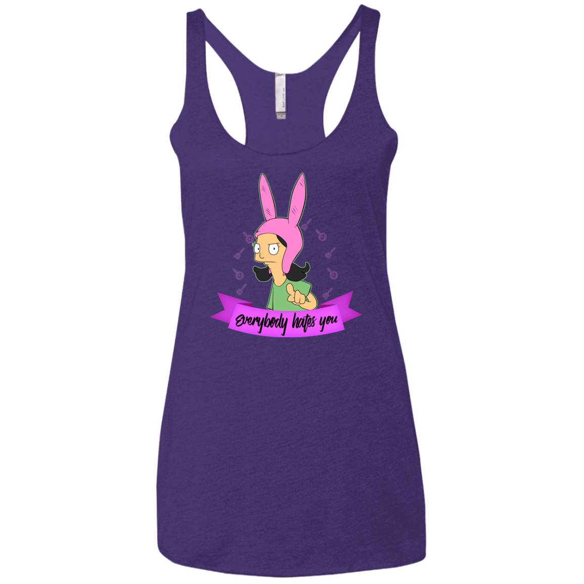 Louise Everybody Women's Triblend Racerback Tank