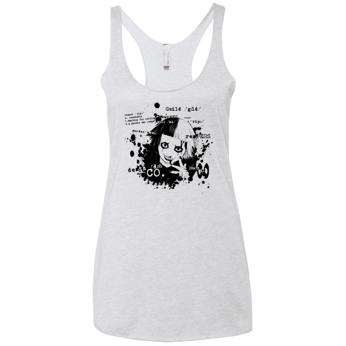 Death Co Women's Triblend Racerback Tank