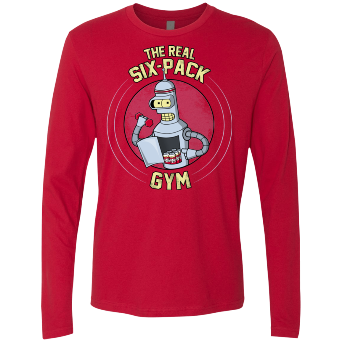 The Real Six Pack Men's Premium Long Sleeve