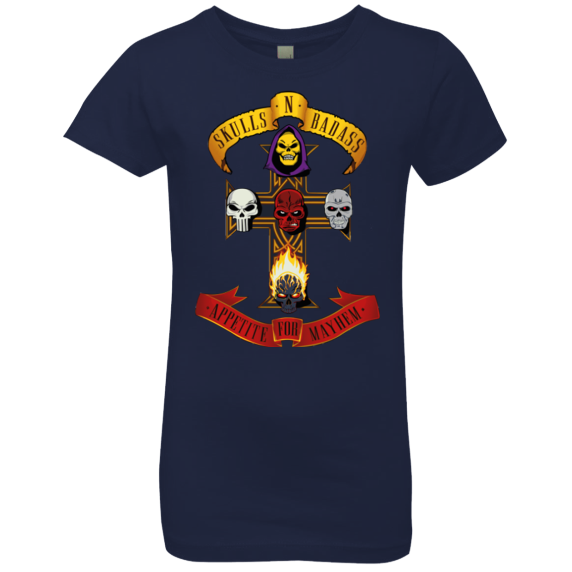 Skull And Badass Girls Premium T-Shirt