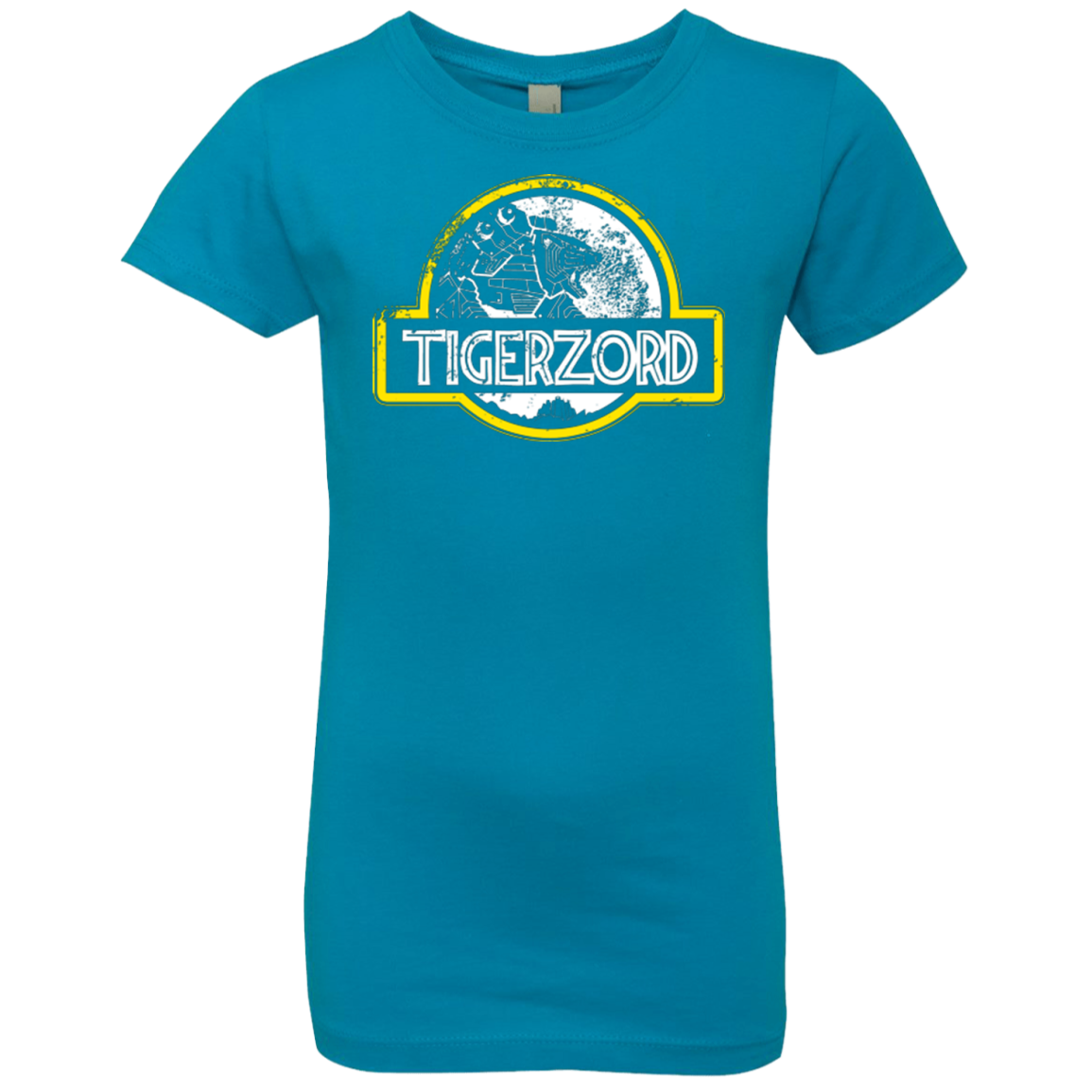 Jurassic Power White Girls Premium T-Shirt