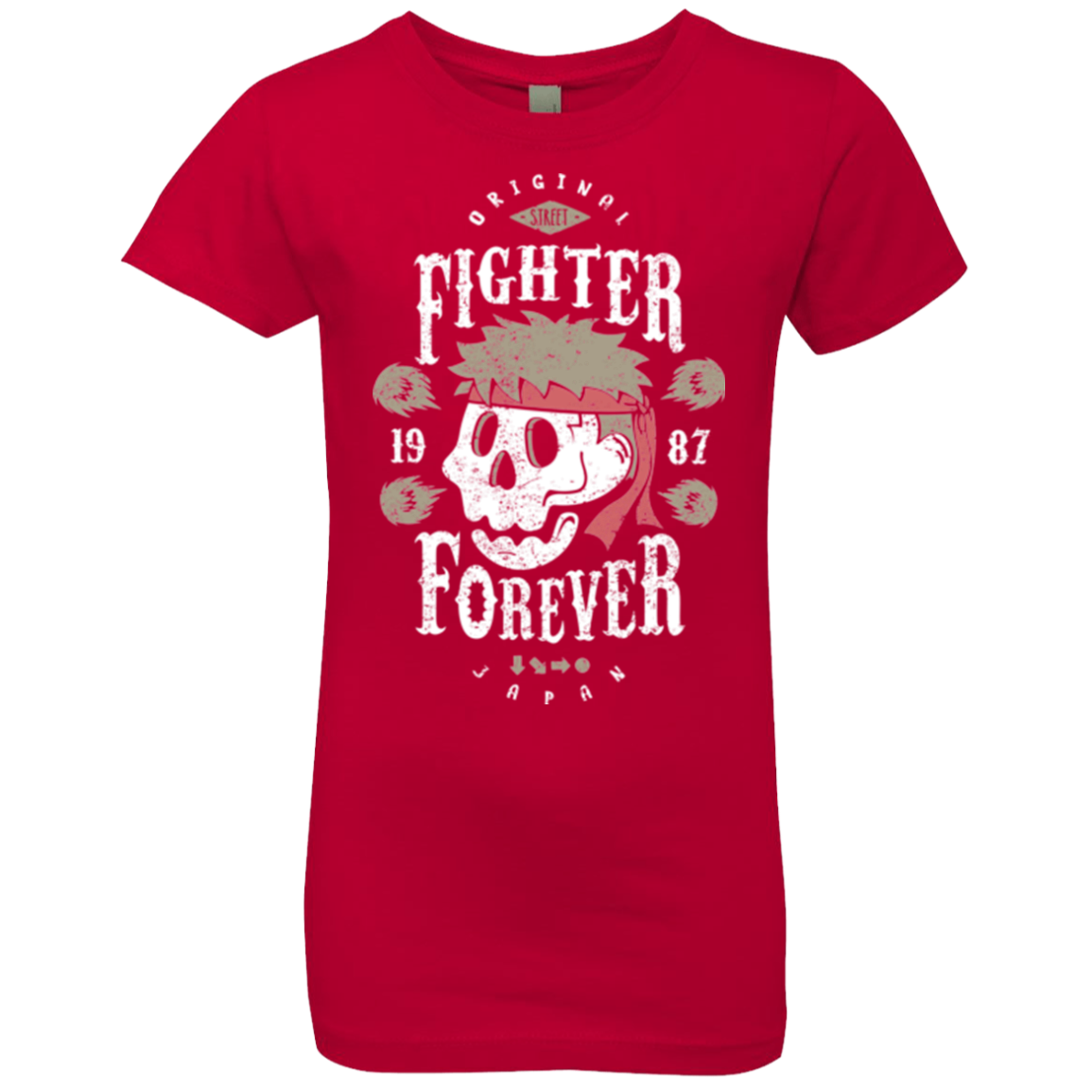 Fighter Forever Ryu Girls Premium T-Shirt