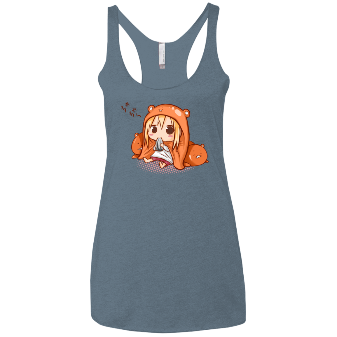 Umaru Chan Women's Triblend Racerback Tank