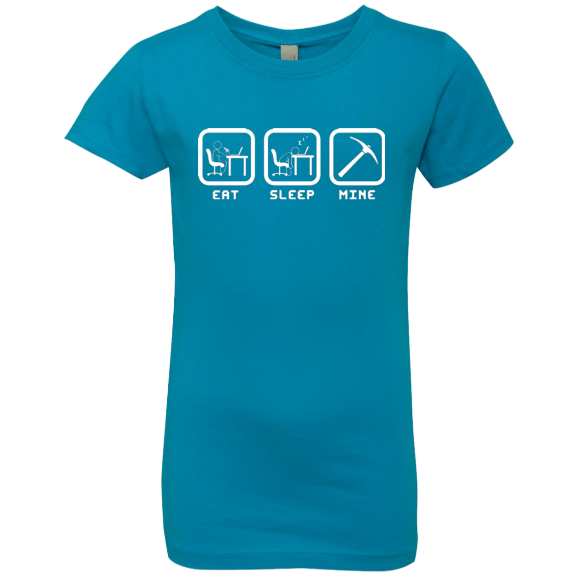 Eat Sleep Mine Girls Premium T-Shirt