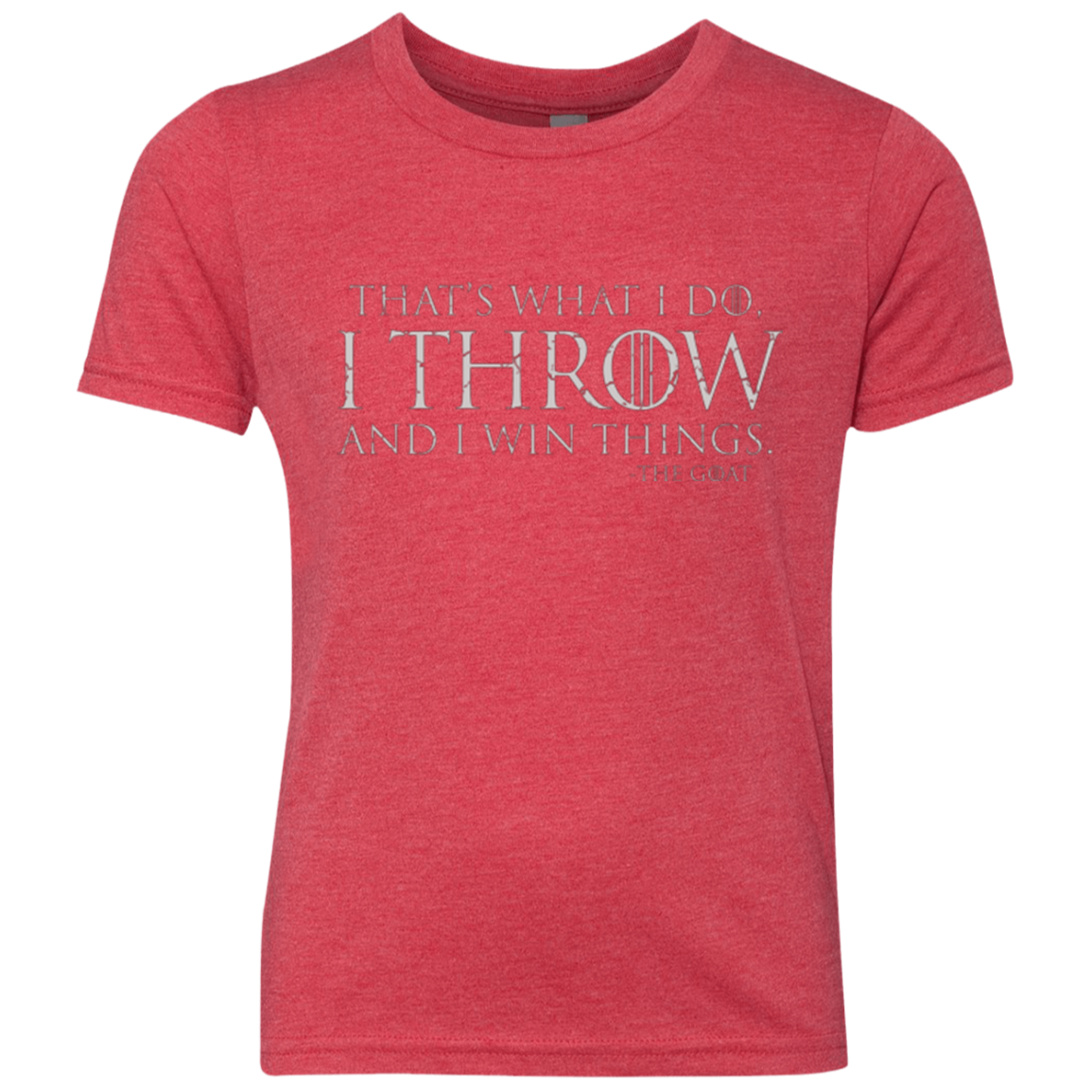 I Throw Youth Triblend T-Shirt