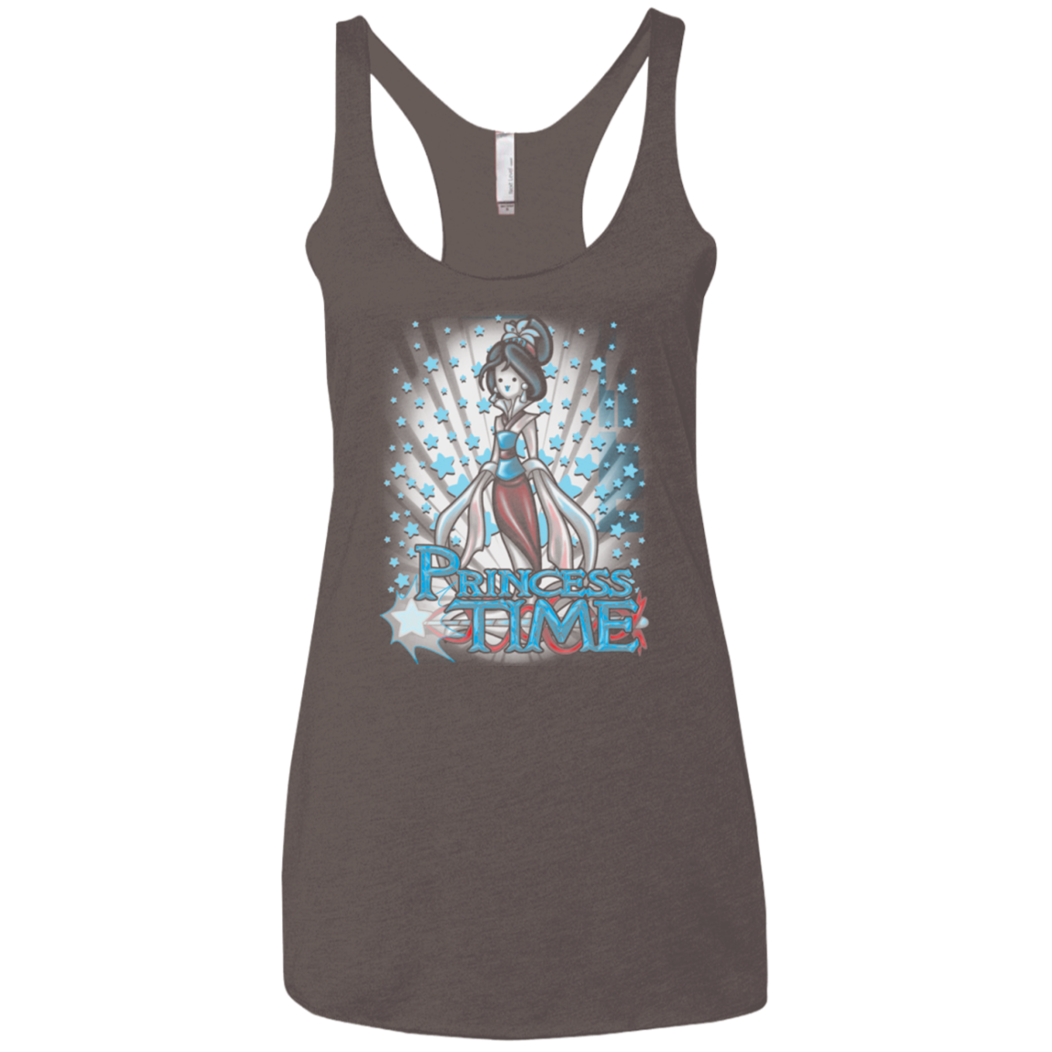 Princess Time Mulan Women's Triblend Racerback Tank