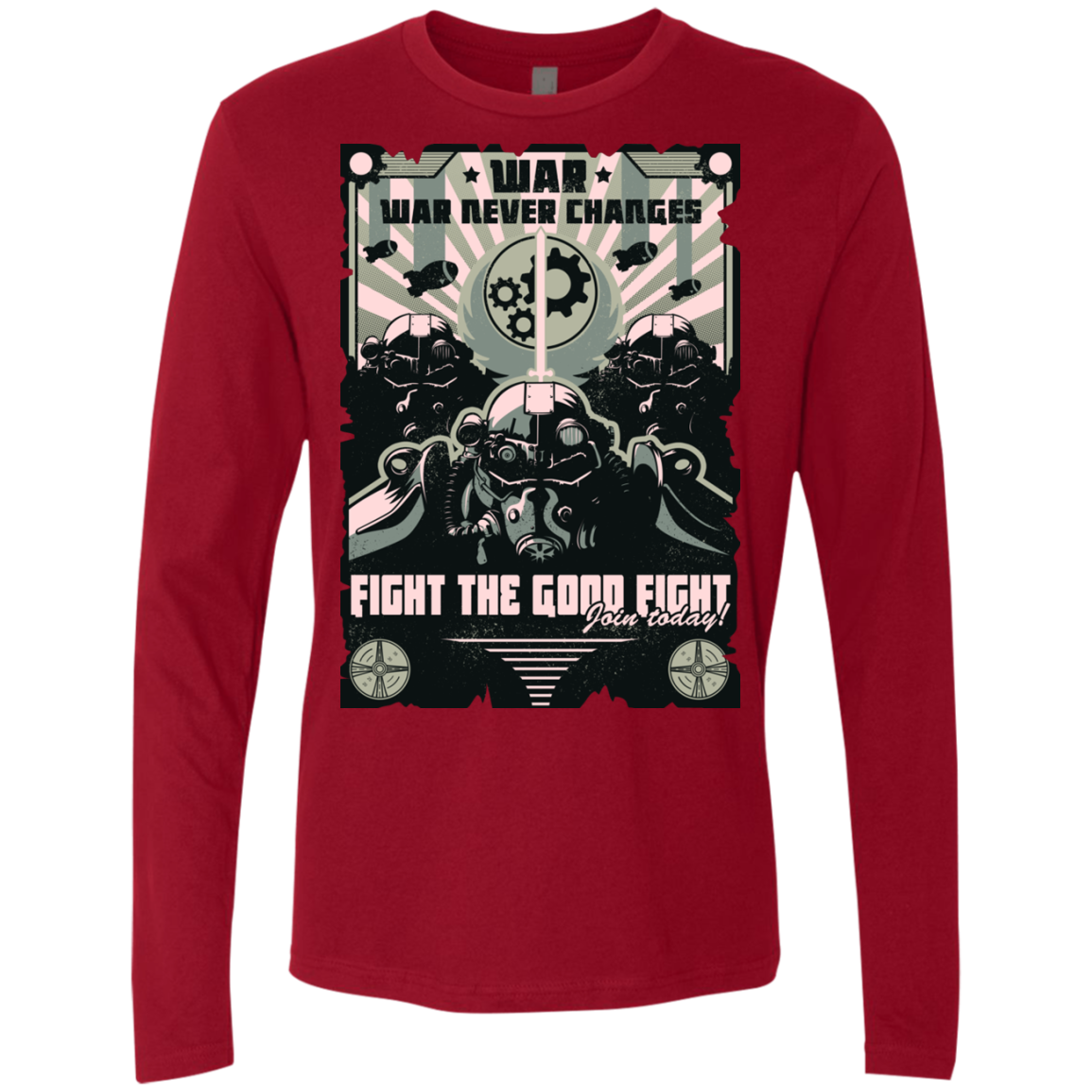 War Never Changes Men's Premium Long Sleeve